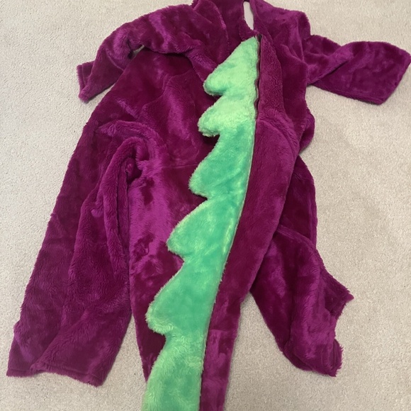 Alinco Costumes- Professional Purple Green Dinosaur “Duffy” Mascot Costume Used - Picture 16 of 16